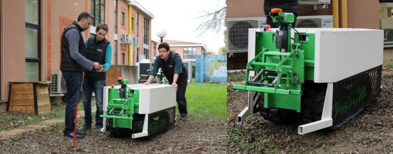 Robot agriculteur avec Naïo Technologies