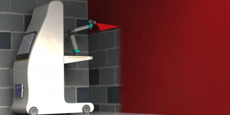 Robot peintre pour les chantiers de constructions et de rénovation